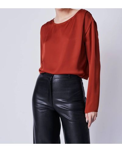 DELUC Piazza Blouse - Red