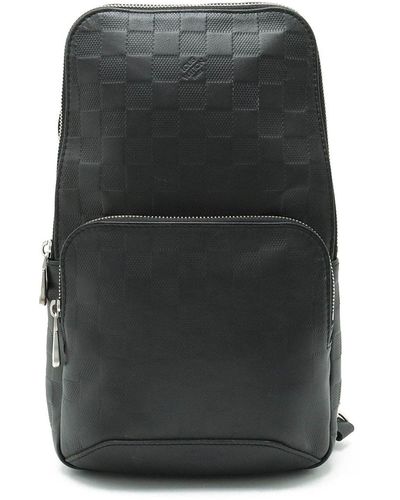 Louis Vuitton Avenue Sling Canvas Shoulder Bag (pre-owned) - Gray