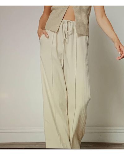 Line & Dot Jodie Pull On Pants - Natural