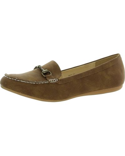 Bellini Salty Chain Slip On Penny Loafers - Brown