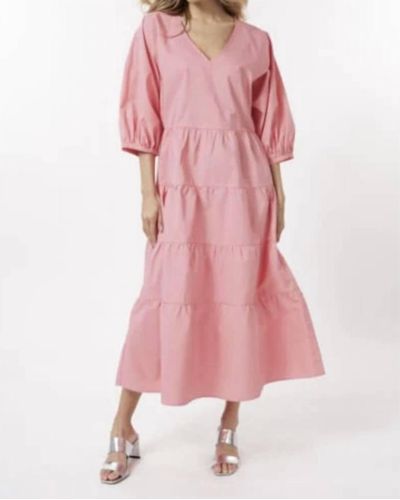 EsQualo V-neck Maxi Dress - Pink