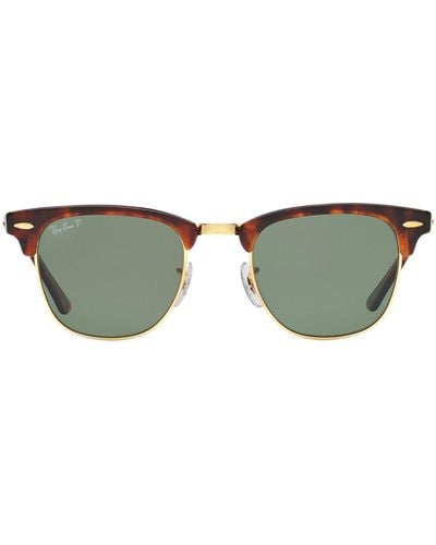 Ray-Ban 3016 Clubmaster Sunglasses - Green