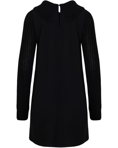 Nocturne Knit Details Dress - Black