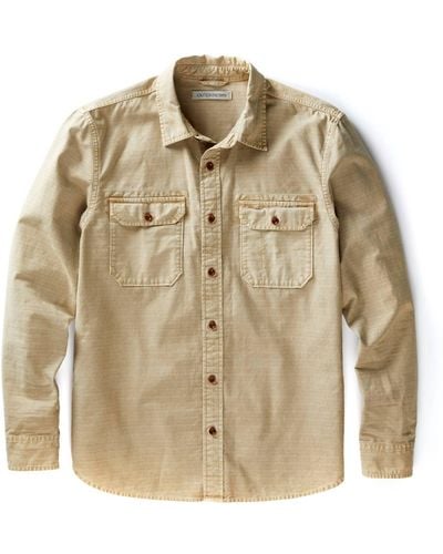 Outerknown The Utilitarian Shirt For Men - Natural