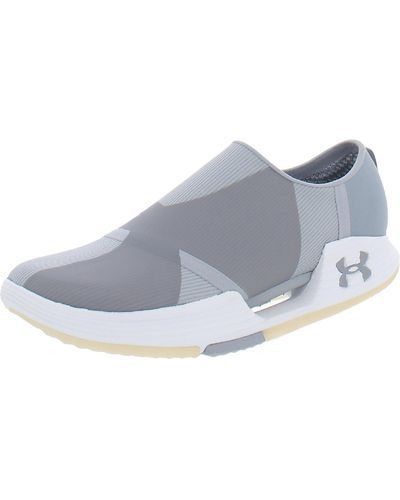 Under Armour Speedform Amp 2.0 Stretch Running Slip-on Sneakers - Gray