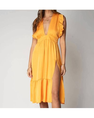 Stillwater The Jessi Midi Dress - Yellow