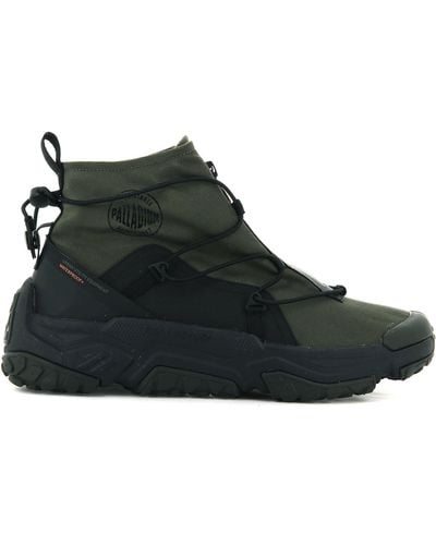 Palladium Off-grid Hi Zip Waterproof Boots - Black