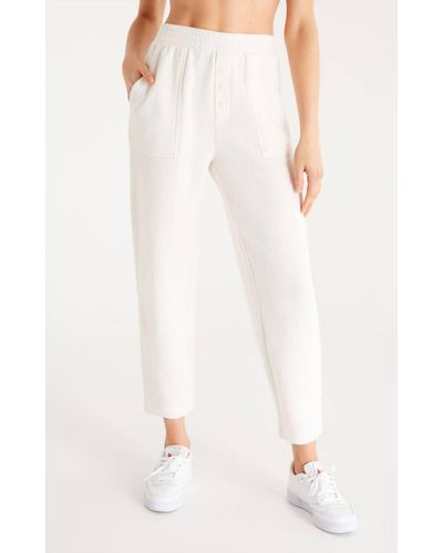 Z Supply Jade Knit Pant - White