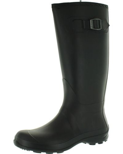 Kamik Rubber Mid-calf Rain Boots - Black