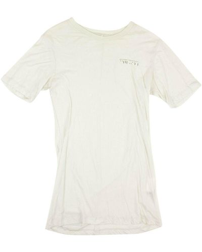 Unravel Project Light Logo Print T-shirt - Gray - White