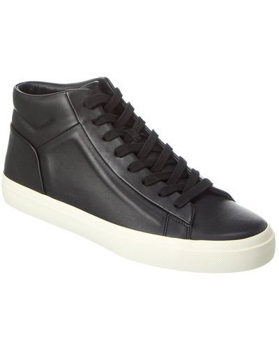 Vince Fynn Leather Sneaker - Black