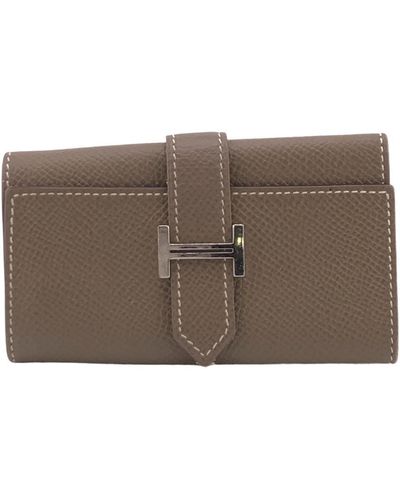 Hermès Etui Porte Clés Leather Wallet (pre-owned) - Brown