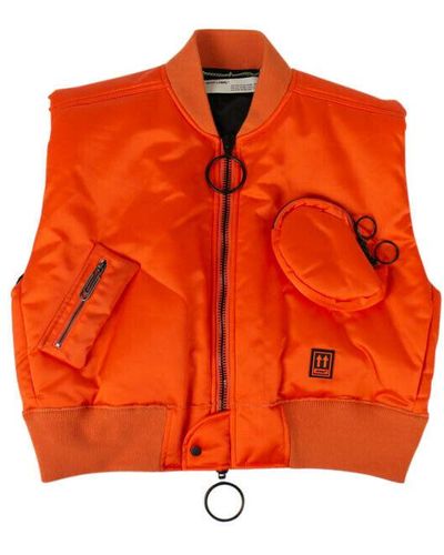 Off-White c/o Virgil Abloh Arrows Vest Jacket - Orange