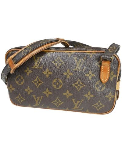 Louis Vuitton Marly Canvas Shoulder Bag (pre-owned) - Gray