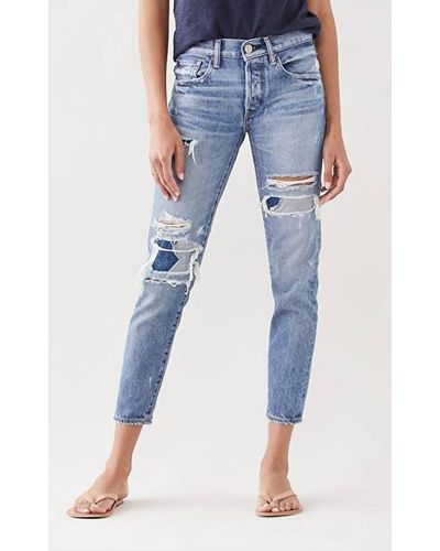 Moussy Louisville Tapered Jean - Blue