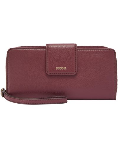 Fossil madison best sale zip clutch