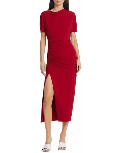 Jason Wu Shir Jersey Dress With Slip - Red
