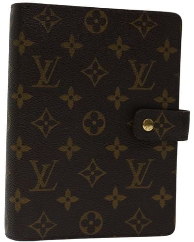 Louis Vuitton Agenda Cover Canvas Wallet (pre-owned) - Black