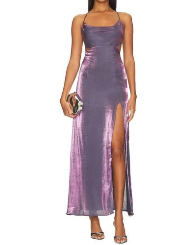 Astr Shivani Dress - Purple