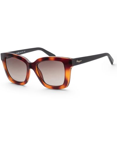 Ferragamo Fashion 53mm Sunglasses - Red