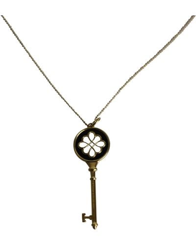 Tiffany & Co. Daisy Key Pendant Chain Necklace - Metallic