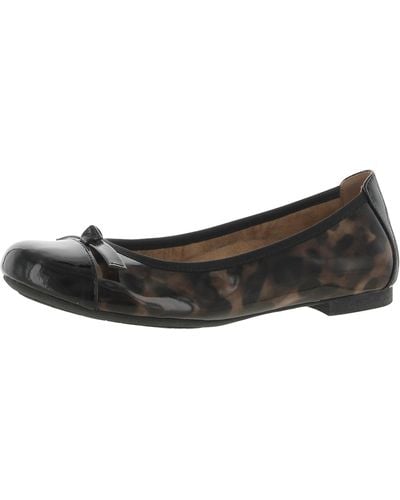 Vionic Amorie Flexible Fit Synthetic Outsole Ballet Flats - Brown