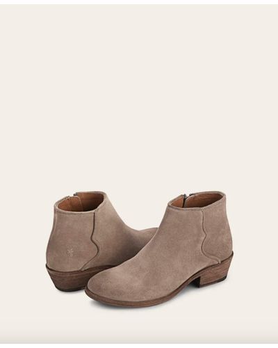 Frye The Carson Piping Bootie - Natural