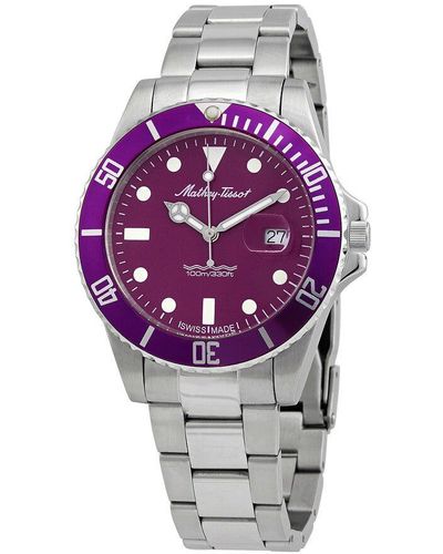Mathey-Tissot Darius Dial Watch - Purple