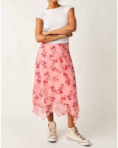 Free People Garden Party Skirt - Pink