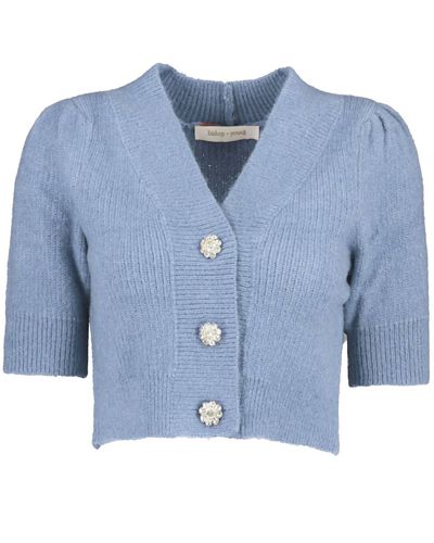 Bishop + Young Emerson Crop Sweater - Blue