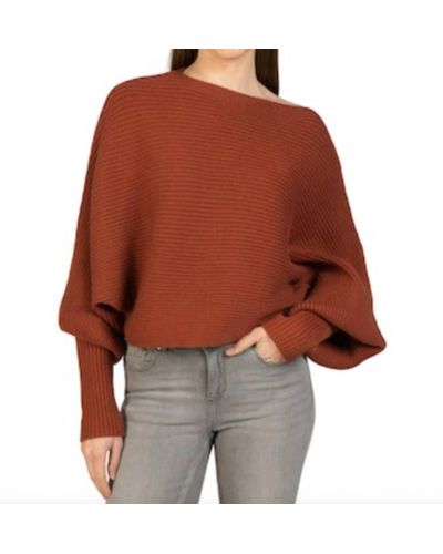 Love Token Franklin Cropped Sweater - Brown