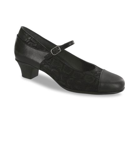 SAS Isabel Mary Jane Shoes - Medium - Black