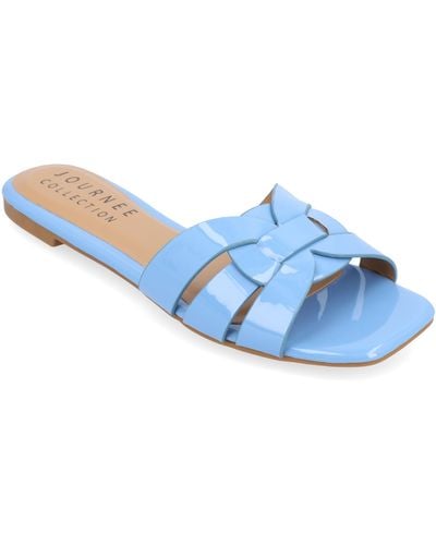 Journee Collection Collection Tru Comfort Foam Arrina Sandals - Blue