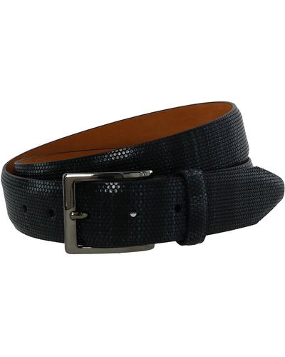 CrookhornDavis The Ascot 35mm Italian Calfskin Leather Belt - Black