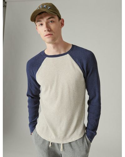 Lucky Brand Cyber Grunge Y2K Thermal Long Sleeve