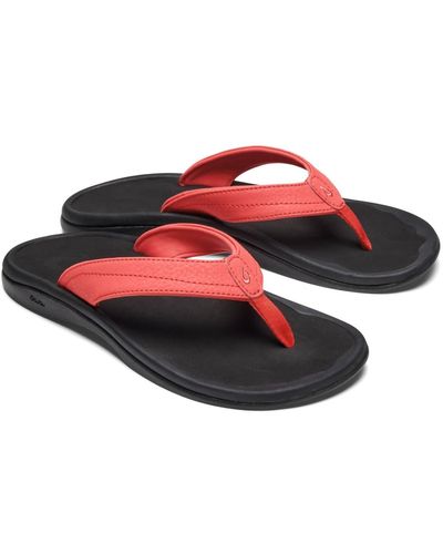 Olukai Ohana Beach Sandal - Red