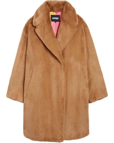 Apparis sarah quilted fur coat store