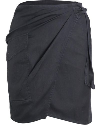 Isabel Marant Wrap Mini Skirt - Blue