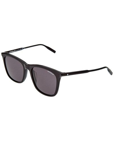 Montblanc Mb0080sk 56mm Sunglasses - Black