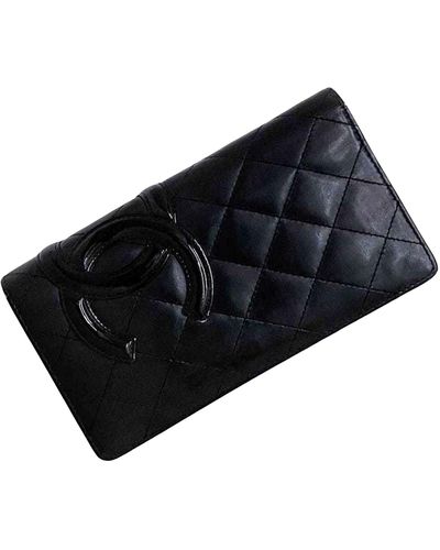 Chanel Cambon Leather Wallet (pre-owned) - Black