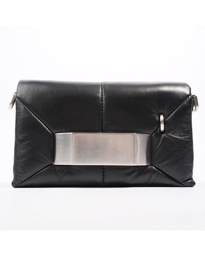 Rick Owens Griffin Quilted Clutch Leather - Black