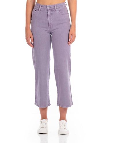 Fidelity Savannah High Rise Jeans - Purple