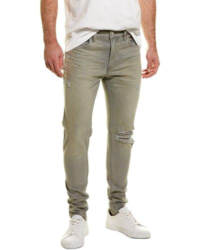 Hudson Jeans Zack Stained Khaki Skinny Jea - Brown
