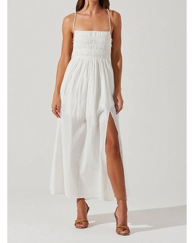 Astr Stasia Dress - White