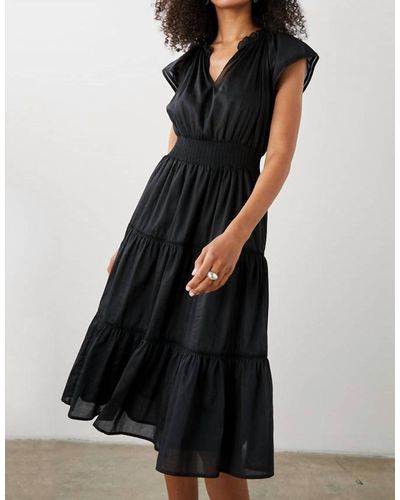 Rails Amellia Dress In True Black Lace
