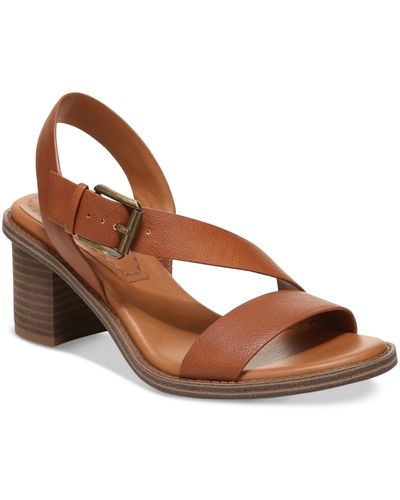 Zodiac Ivy Comfort Insole Heel Sandals - Brown