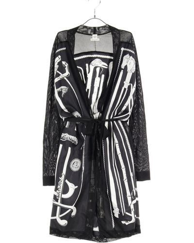 Hermès Cardigan Silk Gray - Black