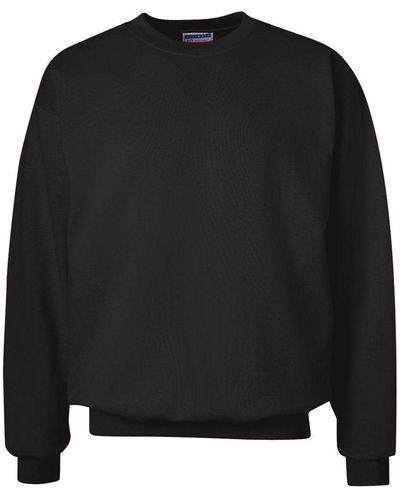 Hanes Ultimate Cotton Crewneck Sweatshirt - Black