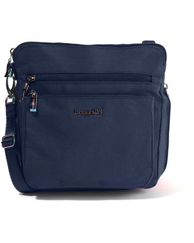 Baggallini Expandable Modern Pocket Crossbody Bag - Blue