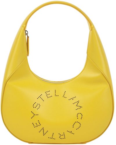 Stella McCartney Logo Hobo Shoulder Bag - Yellow